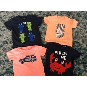 Carter's baby Boy 18m 18 Month  Lot Of 4 T Shirts